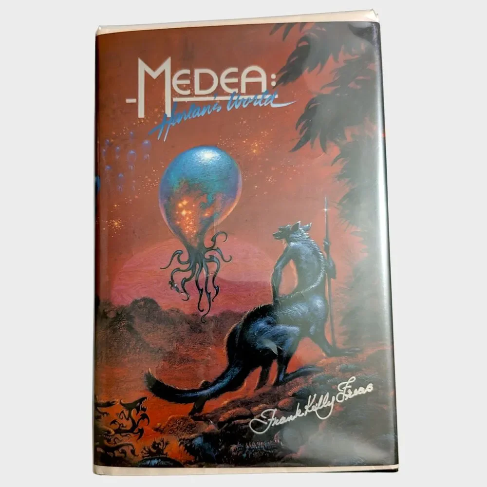Medea: Harlan's World Book Hardcover Signed Freas Niven Anderson Silverberg 1985